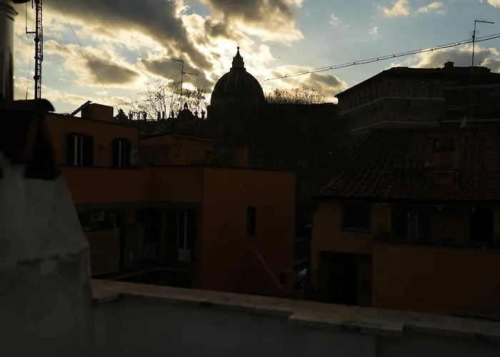 דירה Comfortable Vatican, Pope View Window With St Peter View רומא